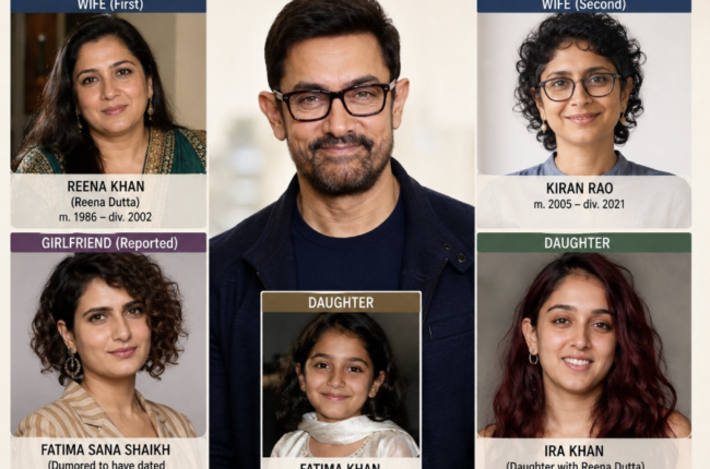 Bollywood actor amir khan family